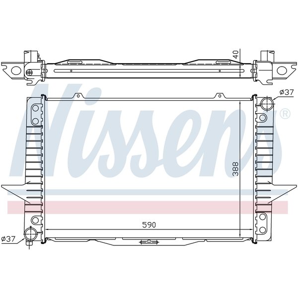 Nissen Radiator, 65536A 65536A